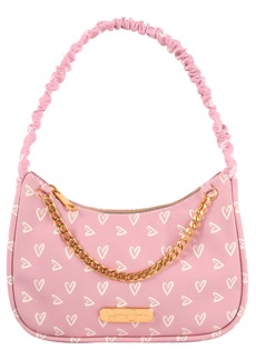 Jessica Simpson Kids' Heart Print Shoulder Bag in Pink at Nordstrom Rack