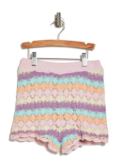Jessica Simpson Kids' Open Stitch Shorts in Multi at Nordstrom Rack
