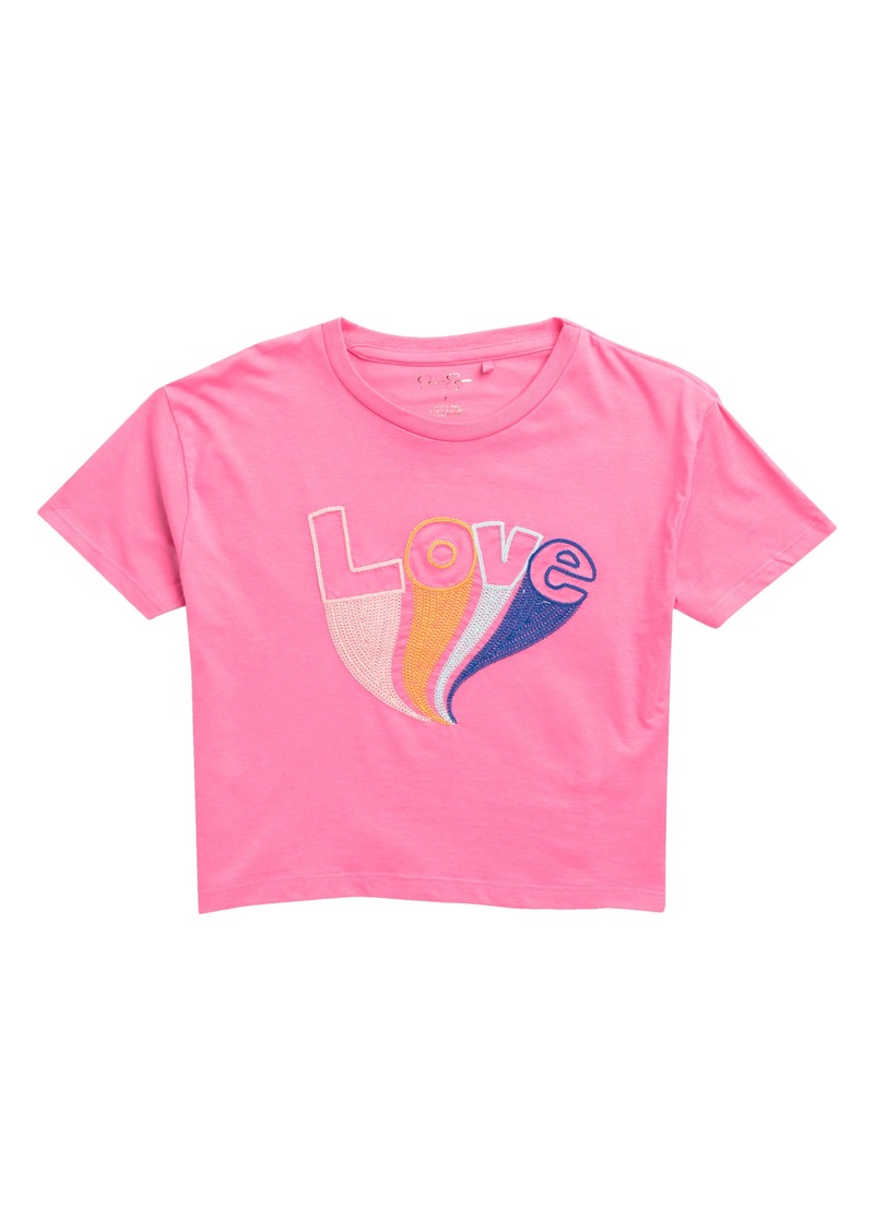 Jessica Simpson Kids' Graphic T-Shirt in Fuchsia at Nordstrom Rack