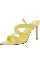 Jessica Simpson Krissta Women's Caged Mixed Media Slingback Heeled Sandals Yellow