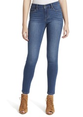 Jessica Simpson Mid Rise Kiss Me Skinny Jeans - Night Visions