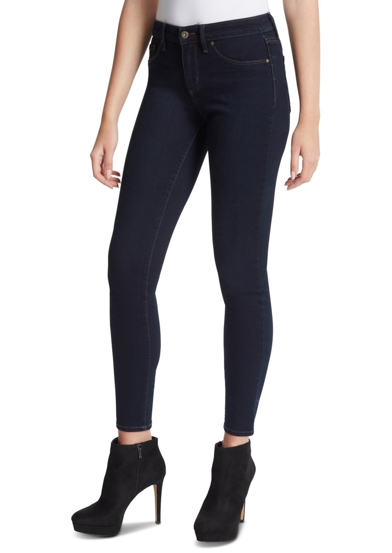 Jessica Simpson Mid Rise Kiss Me Skinny Jeans - Night Visions