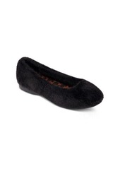 Jessica Simpson Nora Faux Fur Flat in Black at Nordstrom