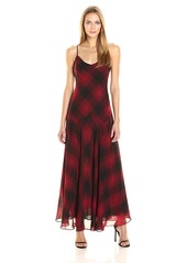 Jessica Simpson Rosalind Dress RED PLAID S