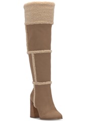 Jessica Simpson Rustina Over-the-Knee Boots - Sandstone Faux Suede