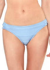 Jessica Simpson Side-Shirred Hipster Bikini Bottoms Women's Swimsuit