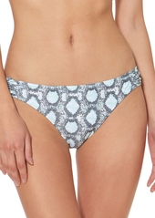 Jessica Simpson Snake-Print Hipster Bikini Bottoms Women's Swimsuit
