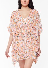 Jessica Simpson Summer Dreaming Printed Caftan Cover-Up Women's Swimsuit