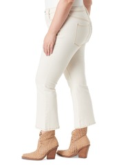 Jessica Simpson Trendy Plus Size Charmed Ankle Flare Jeans - Ecru