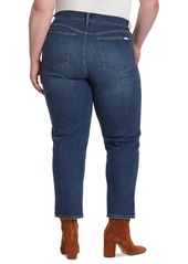 Jessica Simpson Trendy Plus Size Harmony Straight-Leg Jeans - Particles