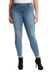 Jessica Simpson Trendy Plus Size Kiss Me Super-Skinny Jeans - Black