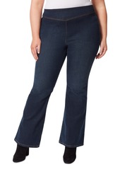 Jessica Simpson Trendy Plus Size Pull-On Flare Jeans - Jayda