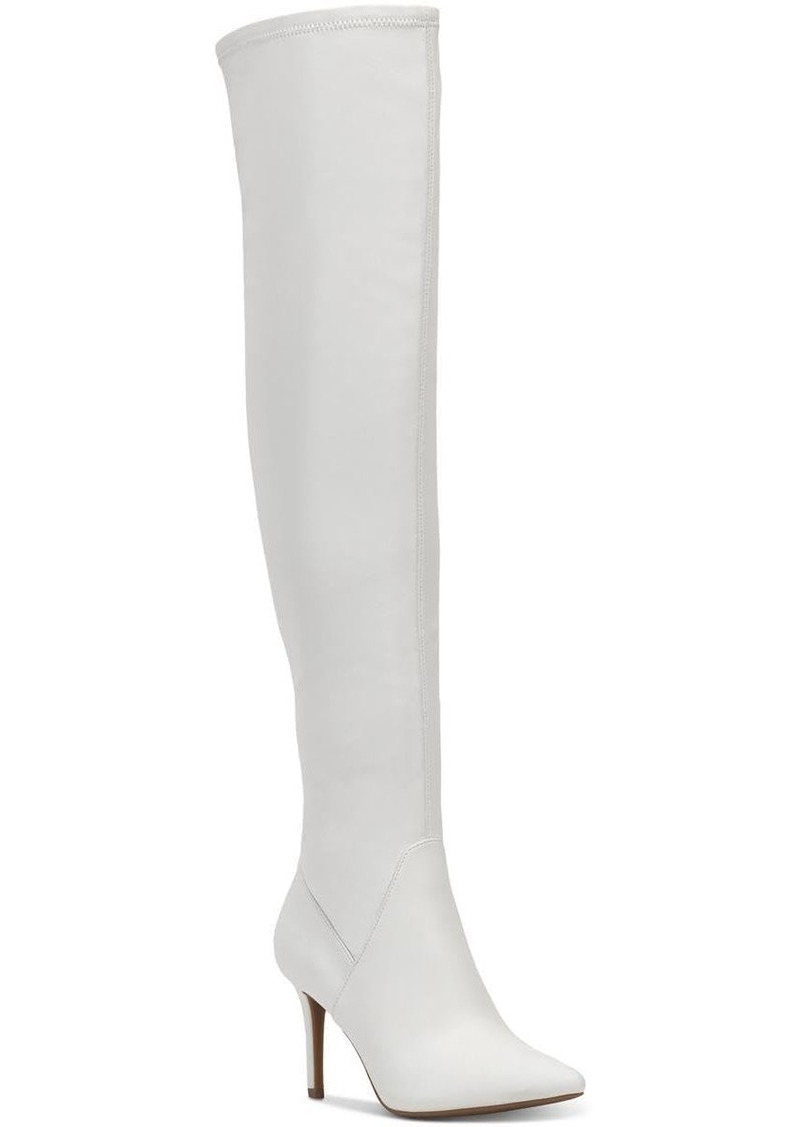 Jessica Simpson Women's Abrine Over The Knee Boot White