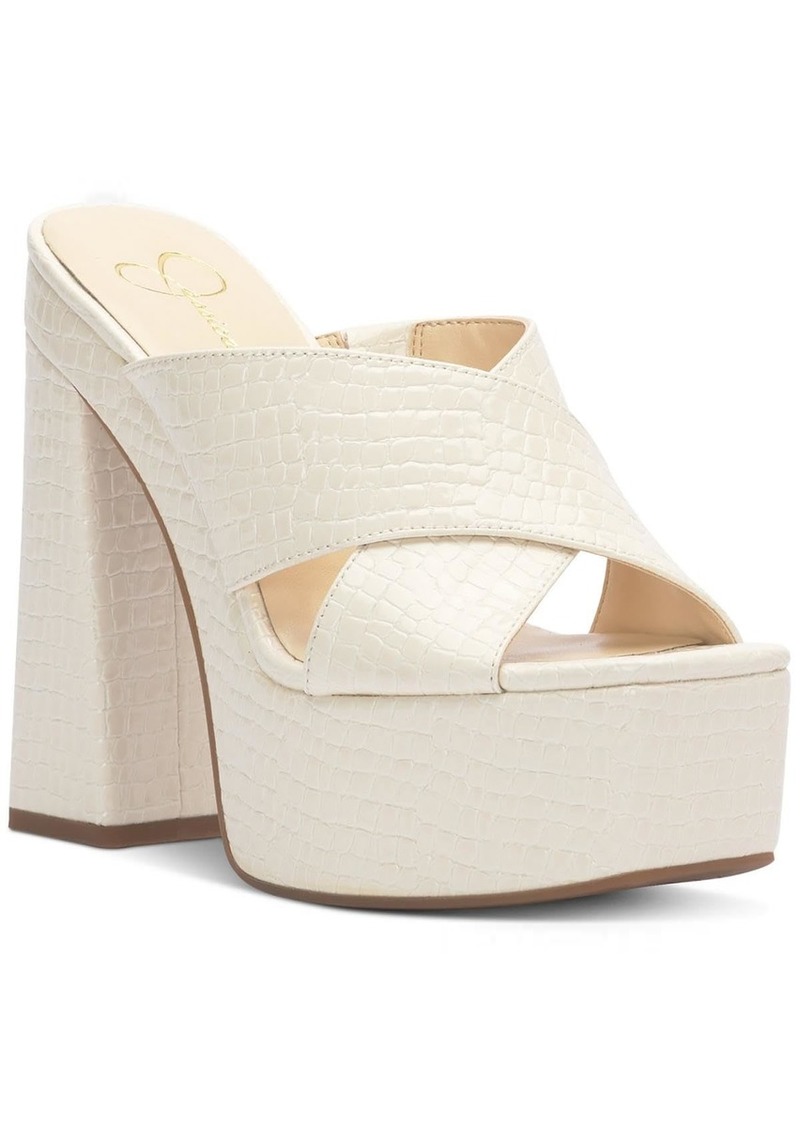 Jessica Simpson Women's Basima Platform High Heel Sandal Wedge