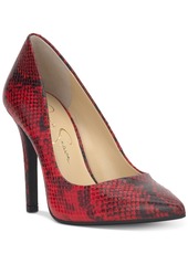 Jessica Simpson Women's Cassani Pointed-Toe Pumps - Purple Jam Patent