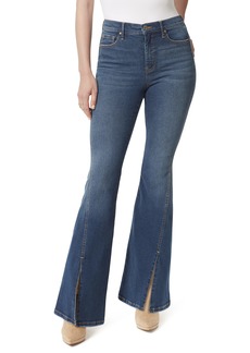Jessica Simpson Women's Charmed Rise Fitted Flare Jean HIGH Dive