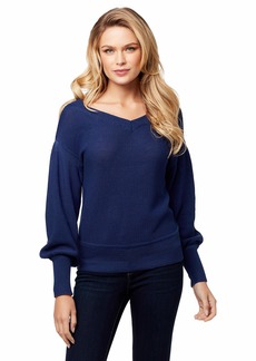 Jessica Simpson Women's Corrin Drop Shoulder Light Weight Sweater  XSmall