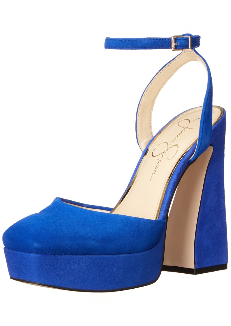 Jessica Simpson Women's Deirae Platform Ankle Strap Pump