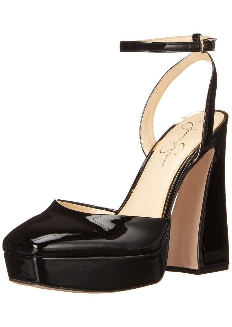 Jessica Simpson Women's Deirae Platform Ankle Strap Pump