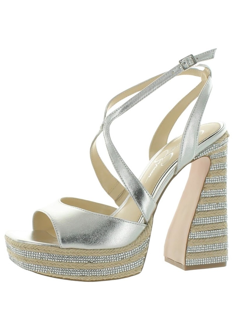 Jessica Simpson Womens Dosia Strappy Platform Sandals   Medium (BM)