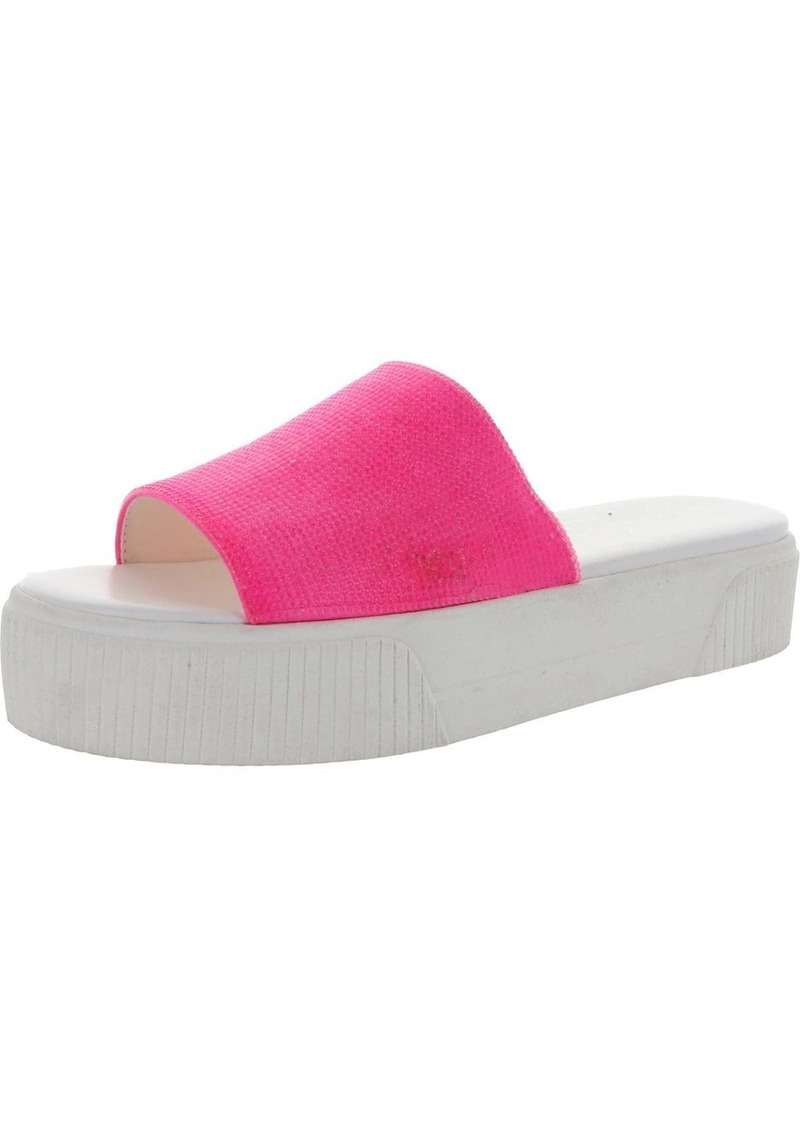 Jessica Simpson Women's Ezira Slide Sandal Neon Pink