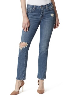 Jessica Simpson Women's Flirt High Rise Straight Boot Cut Jean