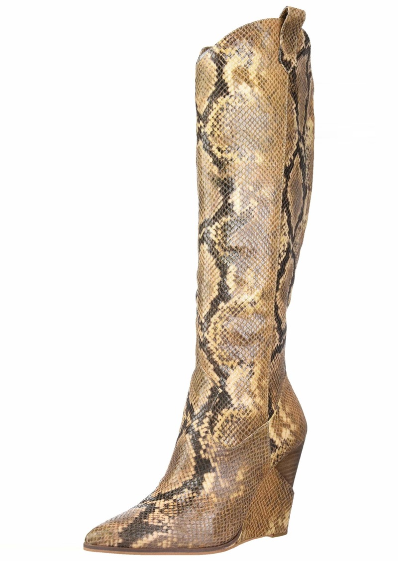 jessica simpson havrie wedge snake boots