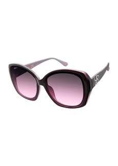 Jessica Simpson Women's J5839 Oversized Butterfly Sunglasses with UV400 Protection - Glamorous Sunglasses for Women 60mm