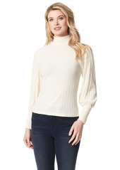 Jessica Simpson Women's Kaye Mock Neck Long Sleeve Knit Top