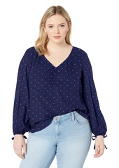 Jessica Simpson Women's Kinsley Gathered Front Blouse