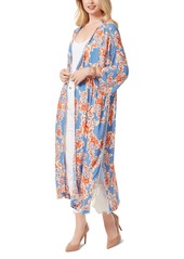 Jessica Simpson Women's Lailaa Belted 3/4-Sleeve Kimono