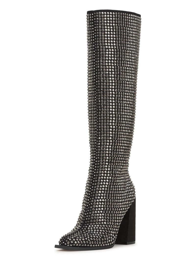 Jessica Simpson Women's Lovelly Embellished Over The Knee Boot High