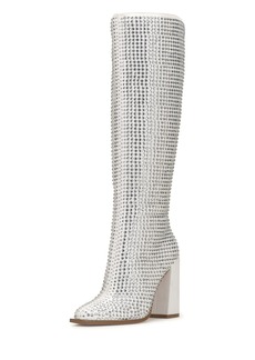 Jessica Simpson Women's Lovelly Embellished Over The Knee Boot High