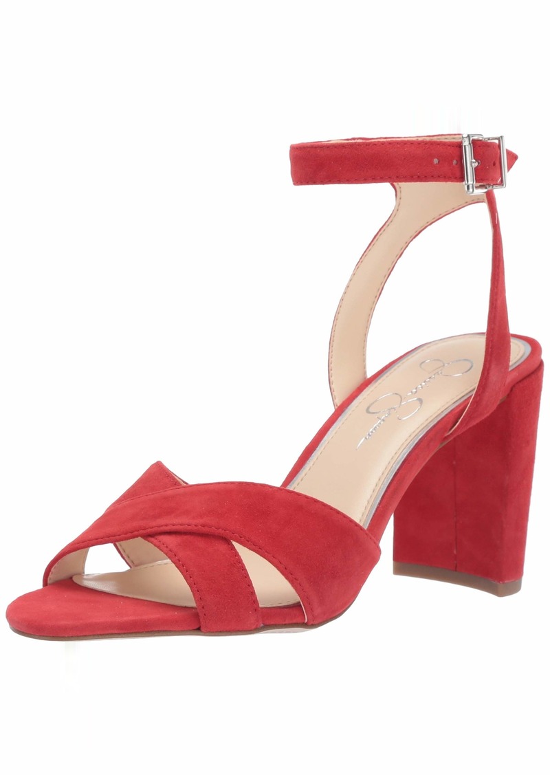 Jessica Simpson Women's NIARA Heeled Sandal Night Out red  M US