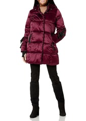 Jessica Simpson Women's Nylon Fashion Puffer Jacket  M