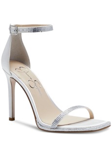 Jessica Simpson Women's Bridal Ostey Ankle-Strap Dress Sandals - White