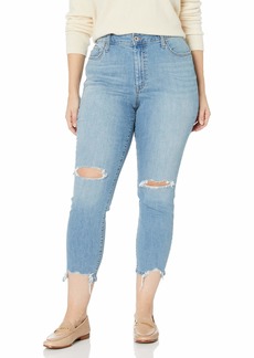 Jessica Simpson Women's Size Adored Curvy High Rise Ankle Skinny Jean   Plus Regular