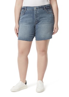 Jessica Simpson Women's Plus Size Relaxed High Rise Bermuda Short