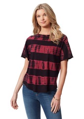 Jessica Simpson Women's Plus Size Stevie Short Sleeve Graphic Tee Shirt Pomegranate TIE DYE