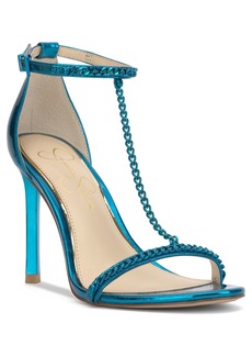 Jessica Simpson Women's Qiven T-Strap Dress Sandals - Amalfi Blue