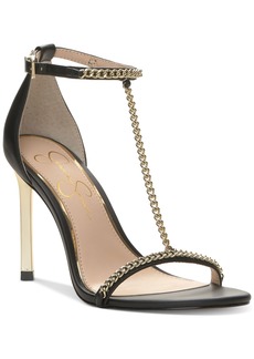Jessica Simpson Women's Qiven T-Strap Dress Sandals - Black