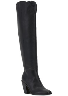 Jessica Simpson Women's Ravyn Over-The-Knee Boots - Black Leather