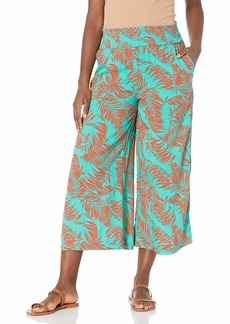Jessica Simpson Women's Senna Smock Pull On Wide Cropped Pant