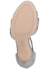 Jessica Simpson Women's Shyremin Strappy Platform Dress Sandals - Irridescent Rhinestone