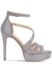 Jessica Simpson Women's Shyremin Strappy Platform Dress Sandals - Irridescent Rhinestone