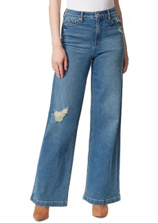 Jessica Simpson Women's Tease High Rise Wide Leg Jean   Regular