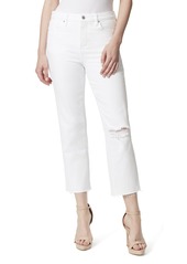 Jessica Simpson womens Spotlight High Rise Slim Straight Crop Jeans  - Destruction  US