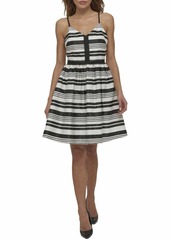 Jessica Simpson Women's Striped Party Dress