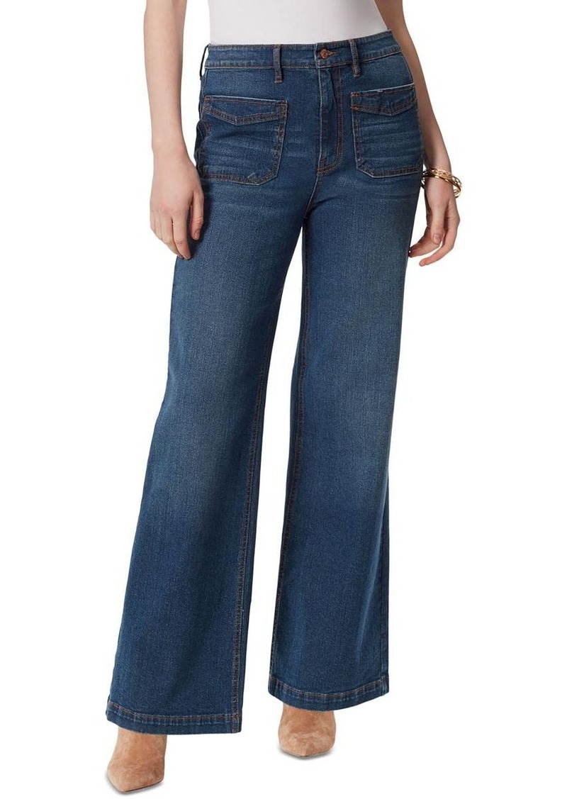 Jessica Simpson Women's Tease High Rise Wide Leg Jean   Regular