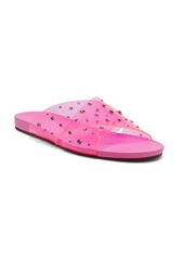 Jessica Simpson Women's Tislie Vinyl Slide Sandals Women's Shoes